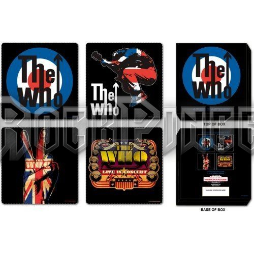 The Who - Mixed - 4 db-os poháralátét szett - WHOCOAST02