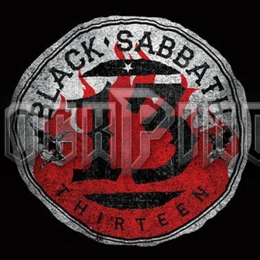 Black Sabbath - 13 Flame Circle - poháralátét - BSCOAS06