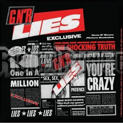 Guns N' Roses - Lies - poháralátét - GNRCOAS04