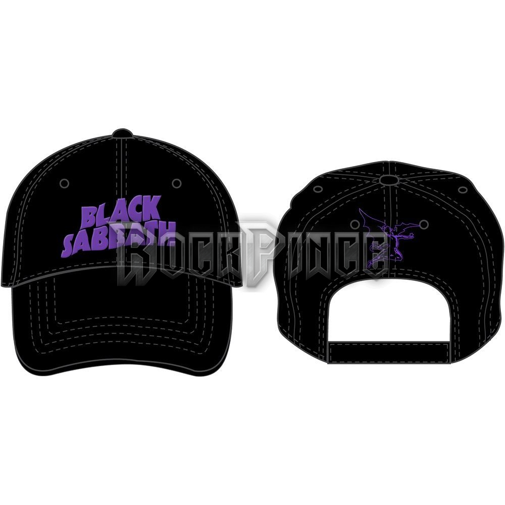 Black Sabbath - Demon & Logo - baseball sapka - BSCAP01