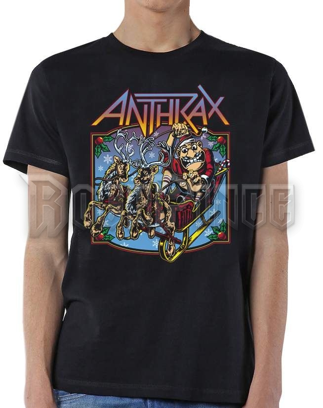 Anthrax - Christmas is Coming - unisex póló - ANTHTEE13MB
