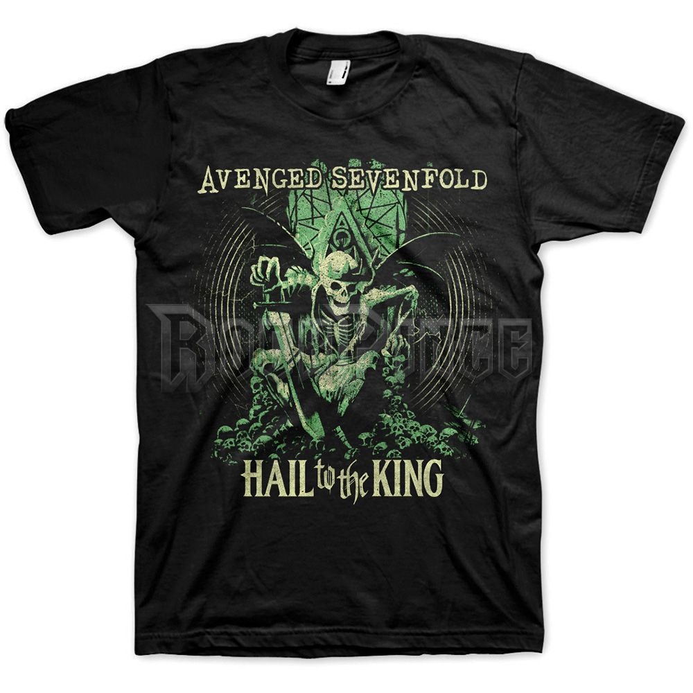 Avenged Sevenfold - Hail to the King En Vie - unisex póló - ASTS09MB