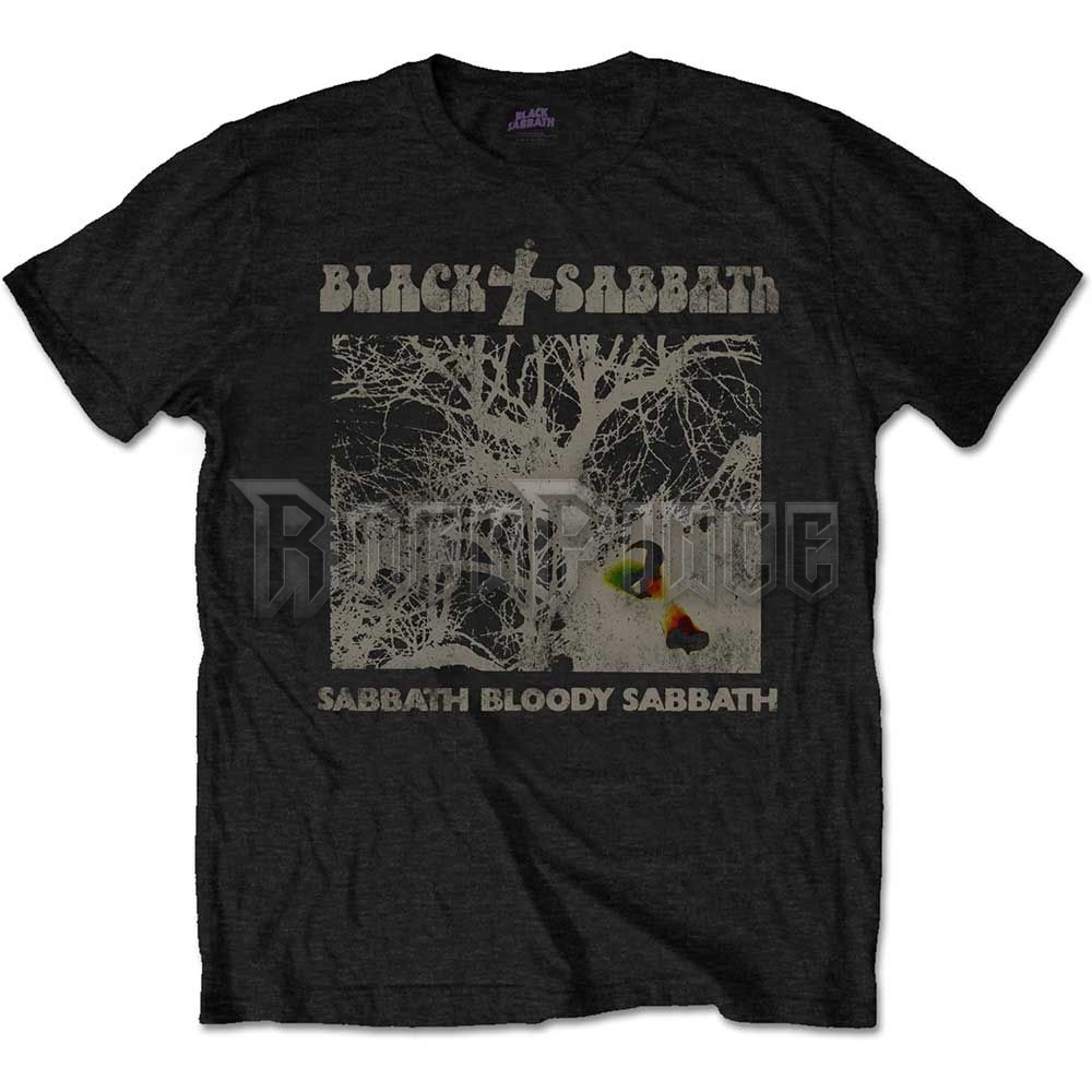 Black Sabbath - Sabbath Bloody Sabbath Vintage - unisex póló - BSTS33MB