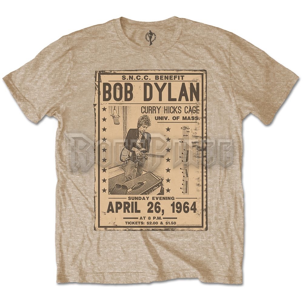 Bob Dylan - Flyer - unisex póló - DYLTS04MSH