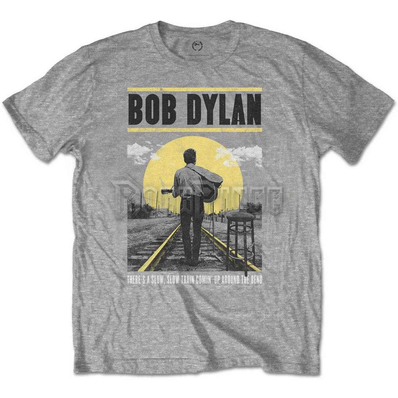Bob Dylan - Slow Train - unisex póló - DYLTS11MG