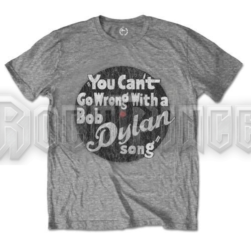 Bob Dylan - You can't go wrong - unisex póló - DYLTS06MG
