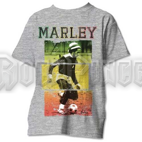 Bob Marley - Football Text - unisex póló - BMATS09MG