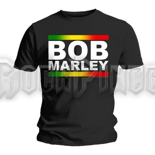 Bob Marley - Rasta Band Block - unisex póló - BMATS07MB
