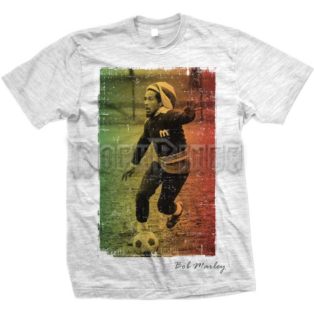 Bob Marley - Rasta Football - unisex póló - BMATS11MG