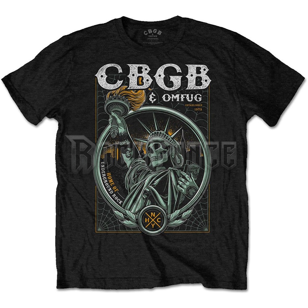 CBGB - Liberty - unisex póló - CBGBTS03MB