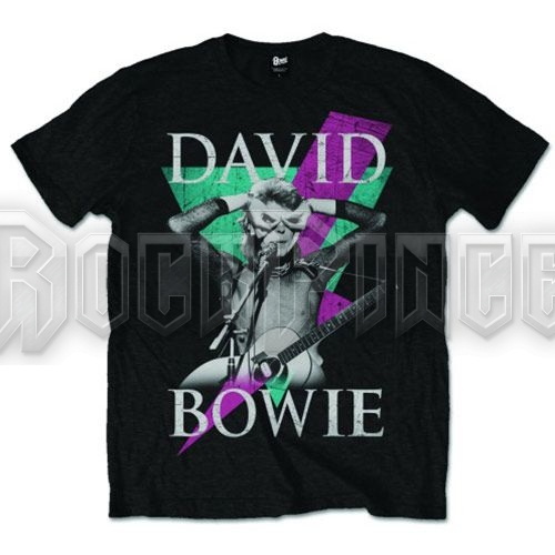David Bowie - Thunder - unisex póló - BOWTS08MB