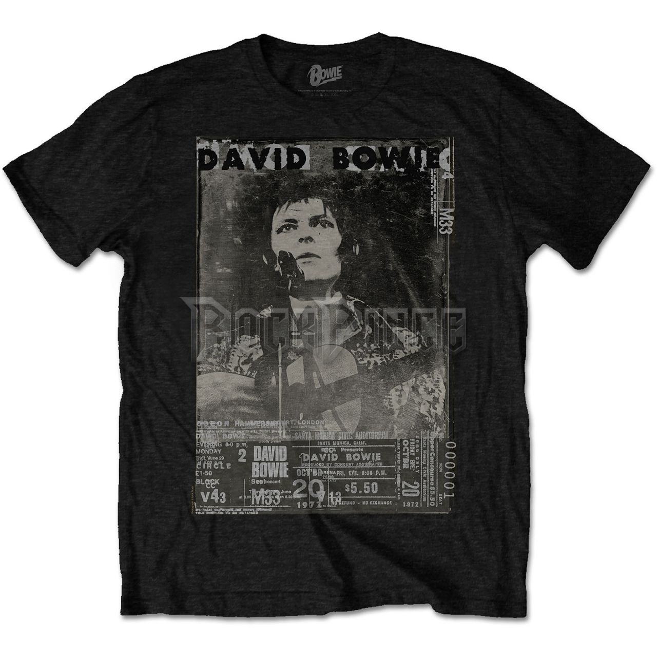 David Bowie - Ziggy - unisex póló - BOWTS20MB