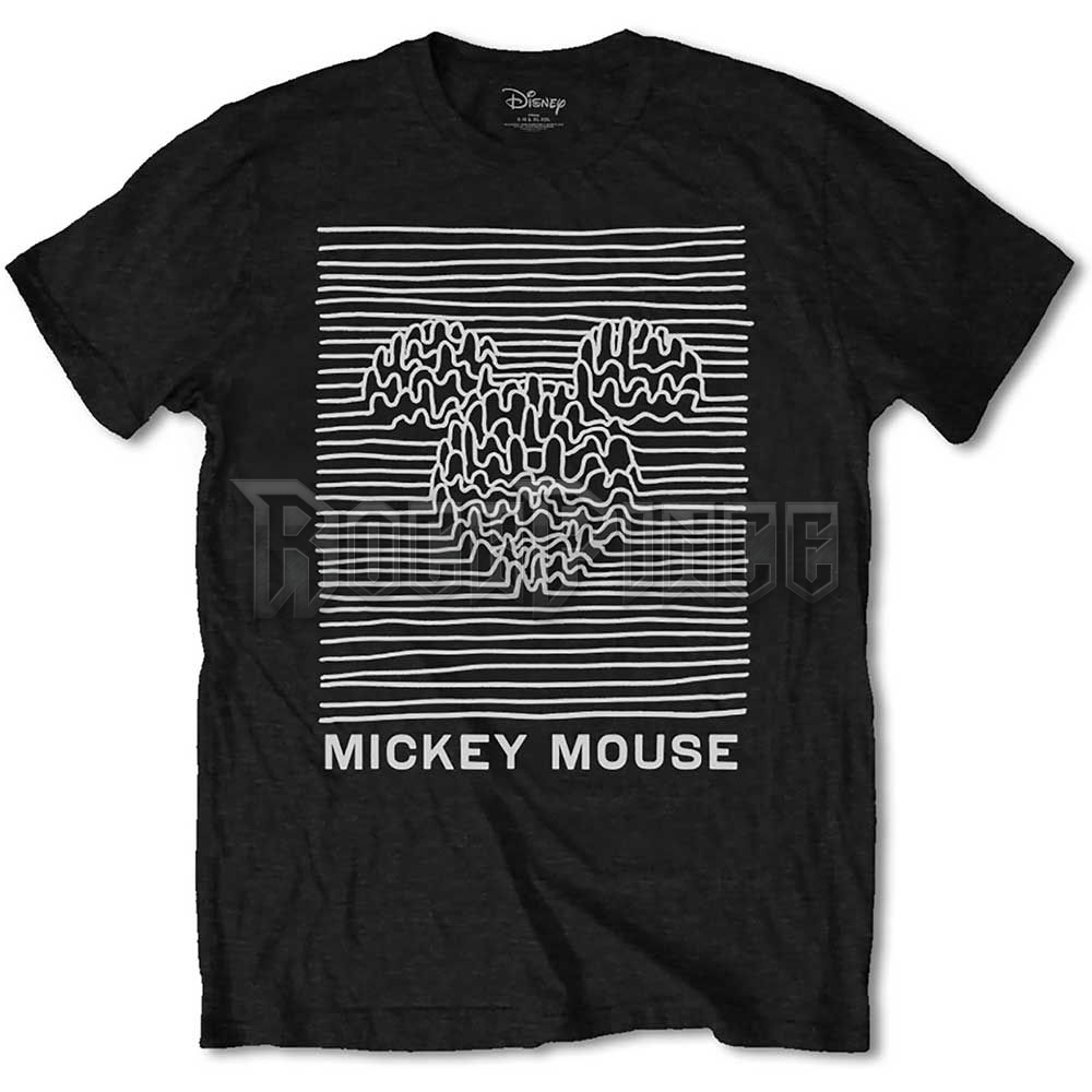 Disney - Mickey Mouse Unknown Pleasures - unisex póló - MMOUSETS06MB