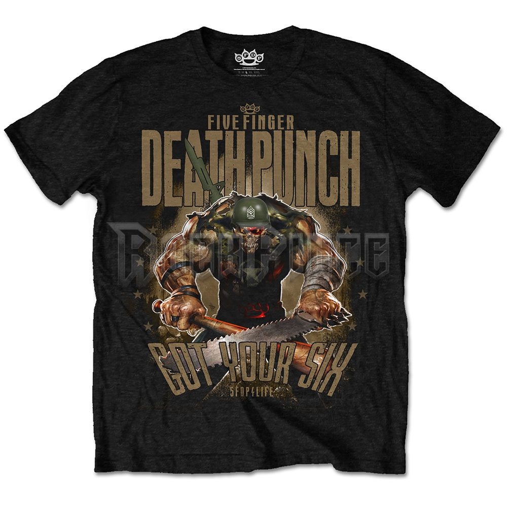 Five Finger Death Punch - Sgt Major - unisex póló - FFDPTS09MB