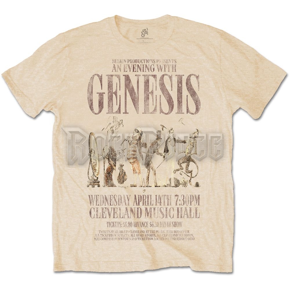 Genesis - An Evening With - unisex póló - GENTS10MVG