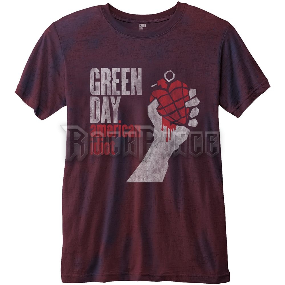 Green Day - American Idiot - unisex póló - GDTS19MNR