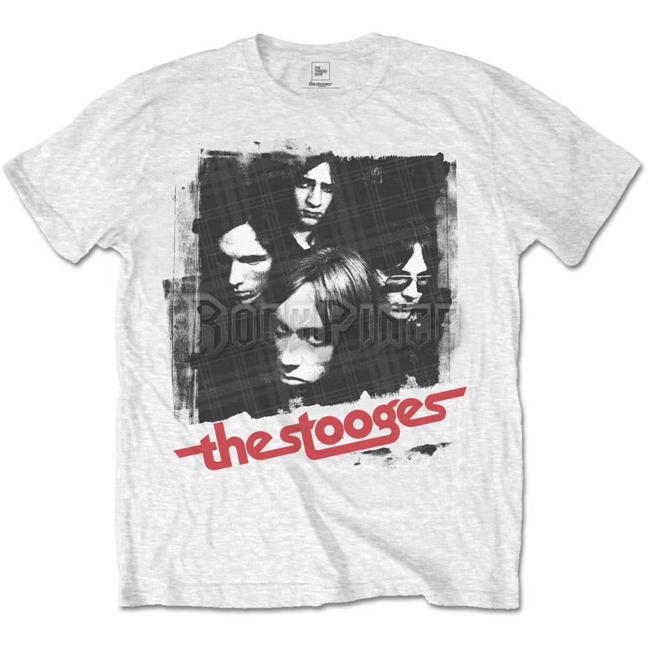Iggy & The Stooges - Four Faces - unisex póló - STOOTS02MW