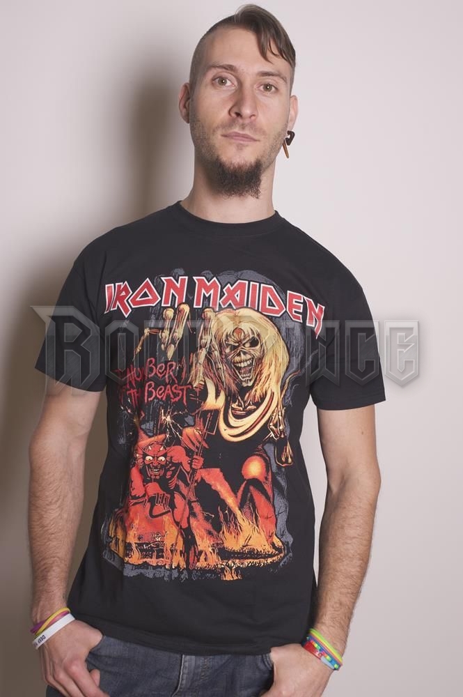 Iron Maiden - Number of the Beast Graphic - unisex póló - IMTEE12MB