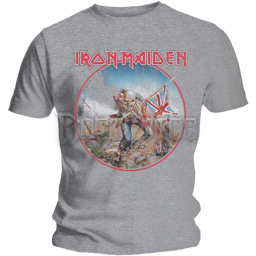 Iron Maiden - Trooper Vintage Circle - unisex póló - IMTEE68MG