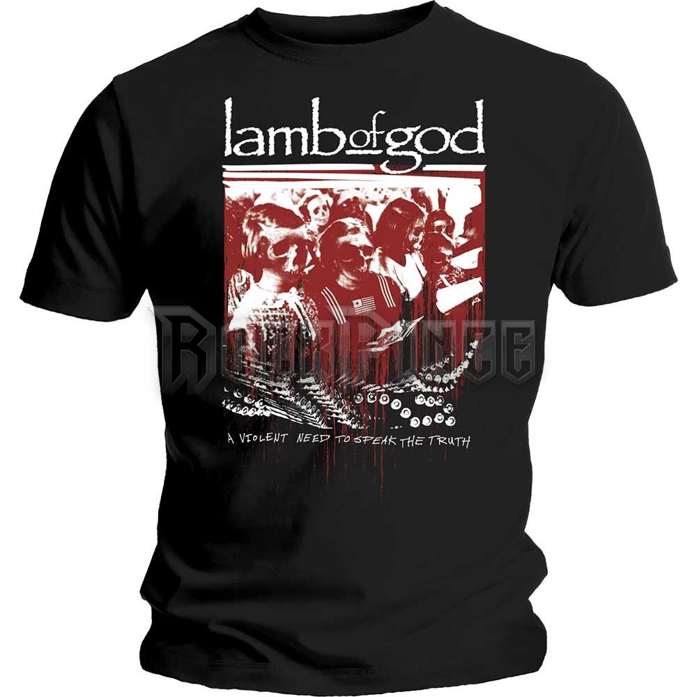 Lamb Of God - Enough is Enough - unisex póló - LAMBTS05MB