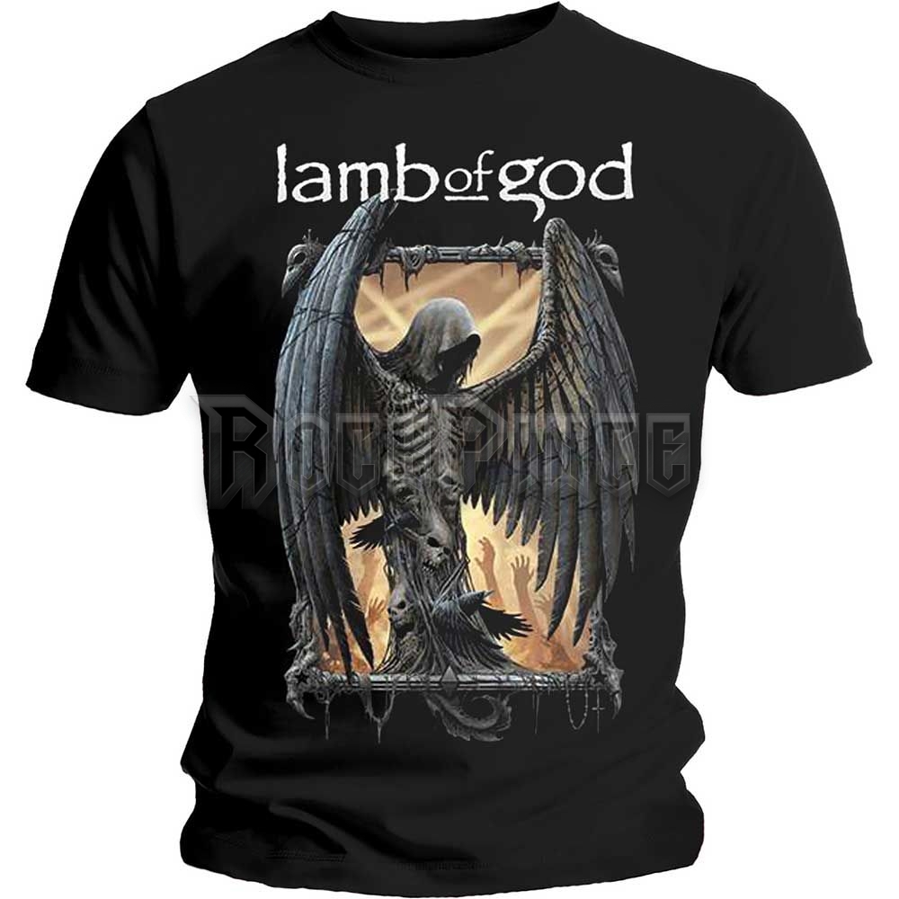 Lamb Of God - Winged Death - unisex póló - LAMBTS03MB