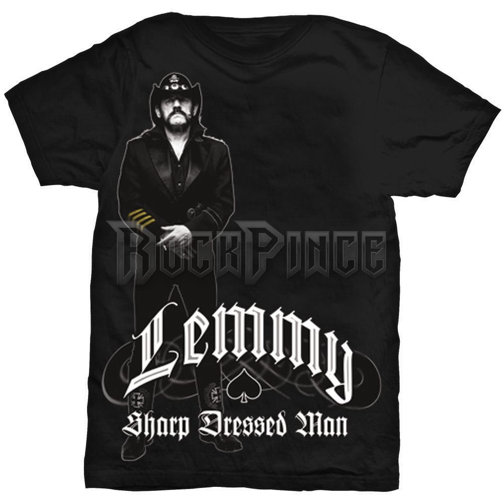 Lemmy - Sharp Dressed Man - unisex póló - LEMTS02MB