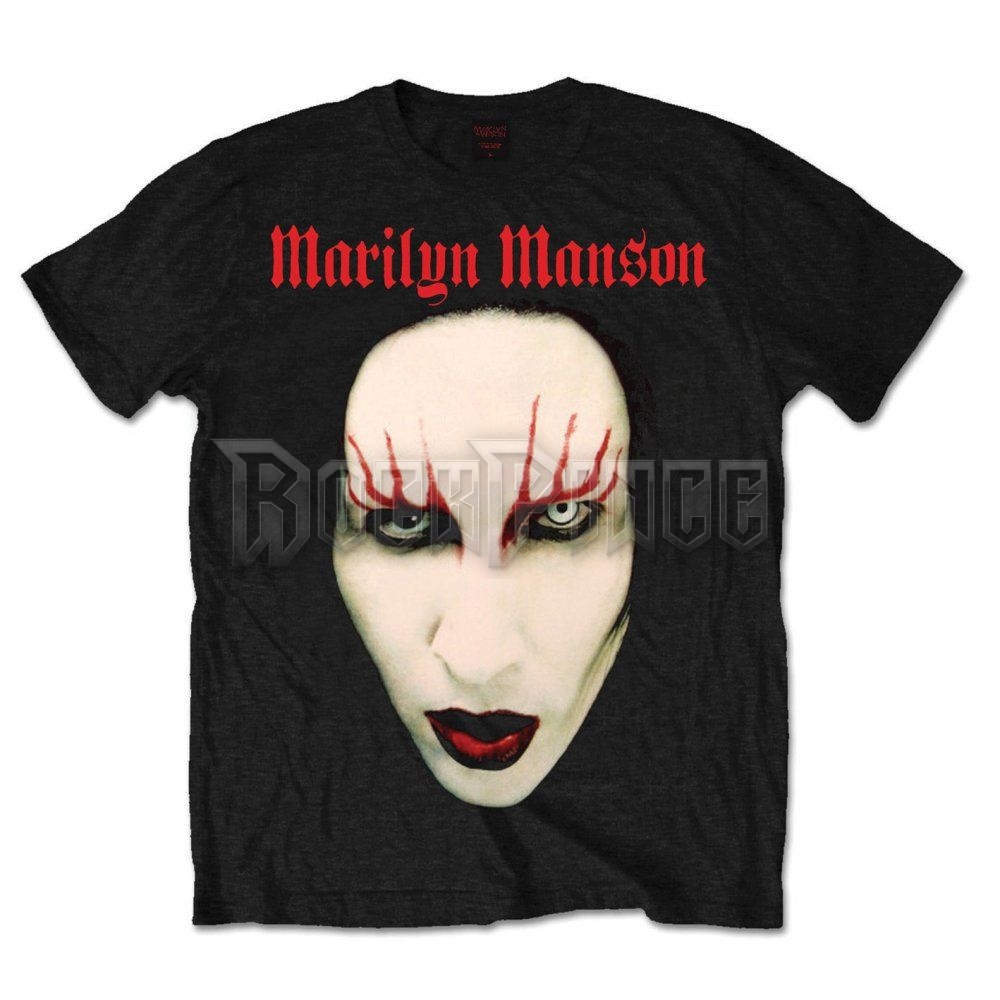 Marilyn Manson - Red Lips - unisex póló - MMTS0101MB