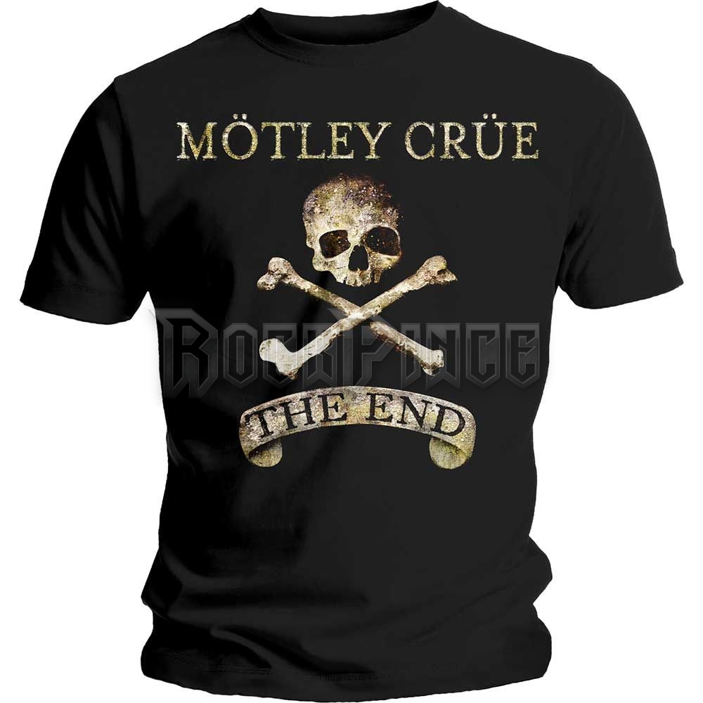 Mötley Crüe - The End - unisex póló - MOTTEE29MB