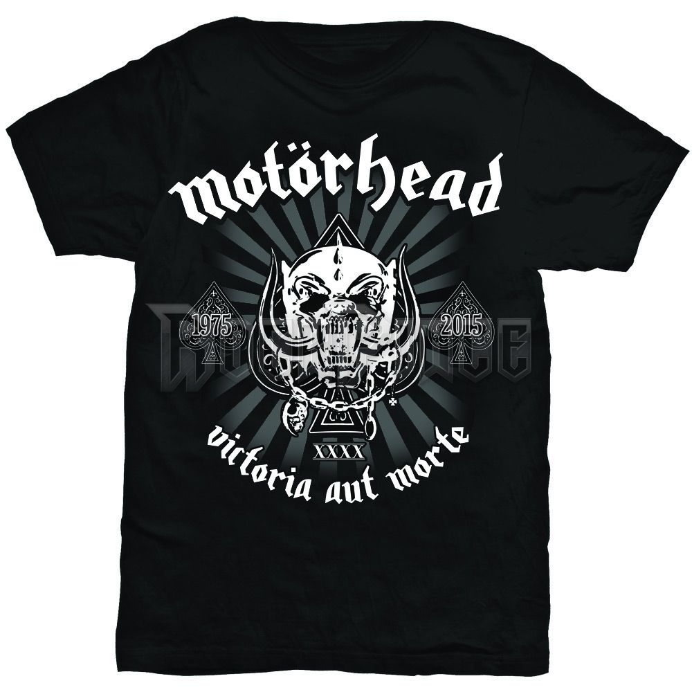 Motörhead - Victoria Aut Morte - unisex póló - MHEADTEE34MB