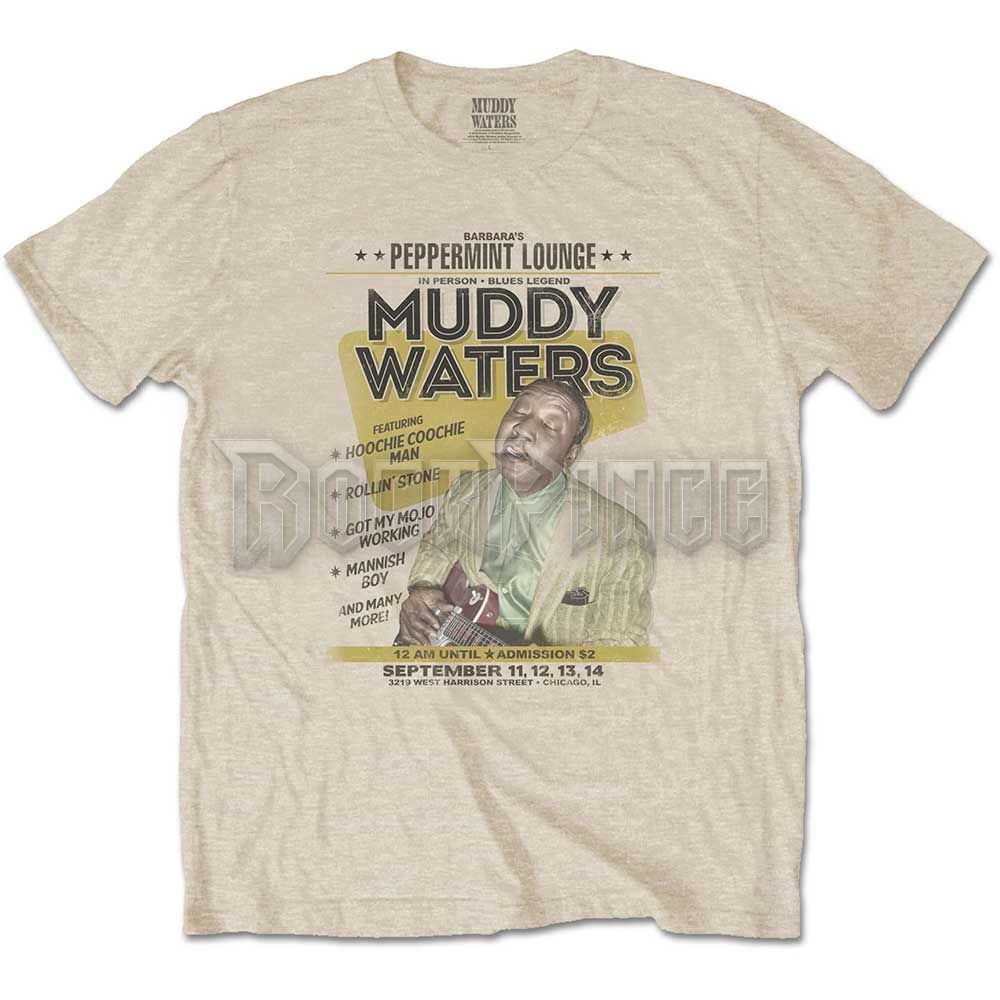 Muddy Waters - Peppermint Lounge - unisex póló - MUDDTS08MS