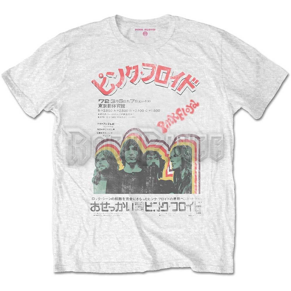 Pink Floyd - Japanese Poster - unisex póló - PFTEE108MW