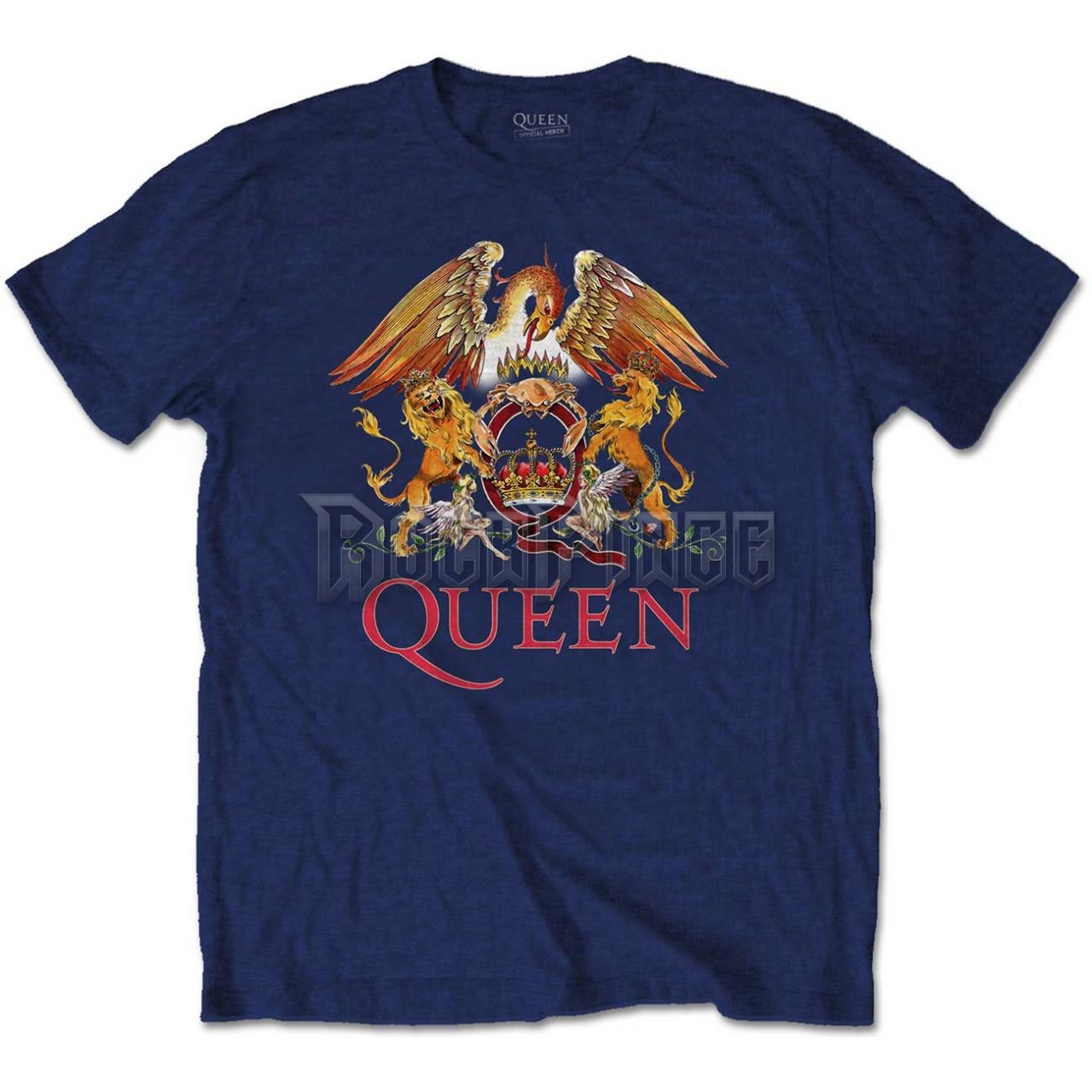 Queen - Classic Crest - unisex póló - QUTS03MN