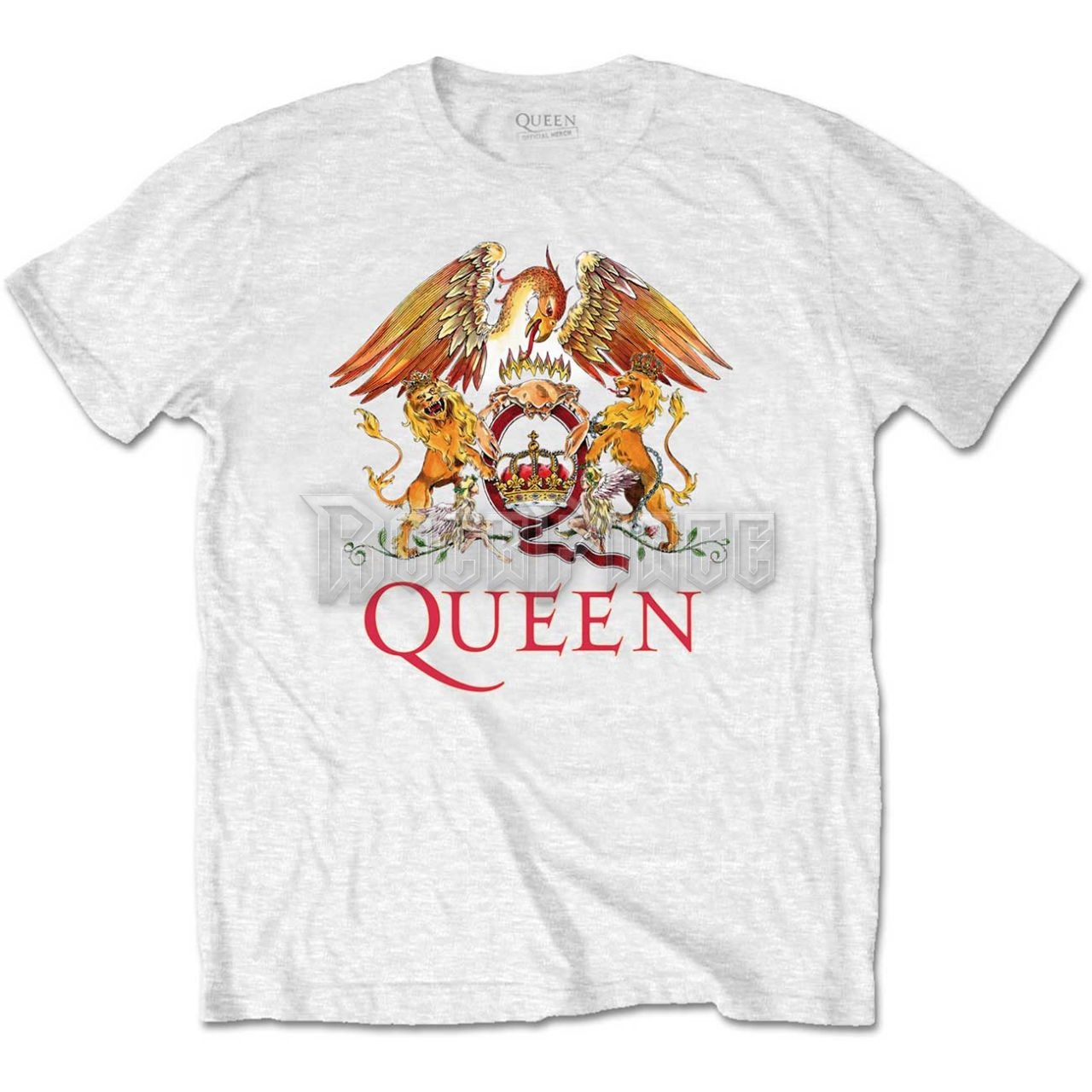 Queen - Classic Crest - unisex póló - QUTS03MW