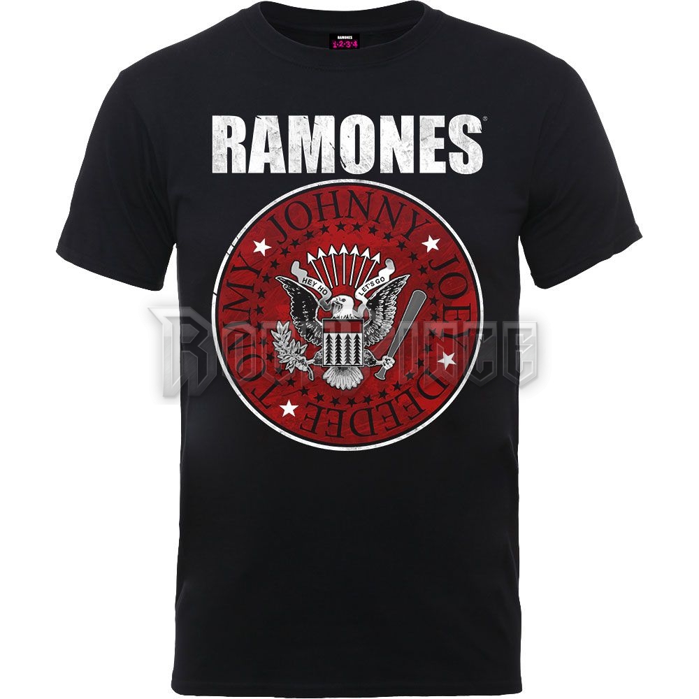 Ramones - Red Fill Seal - unisex póló - RATS40MB
