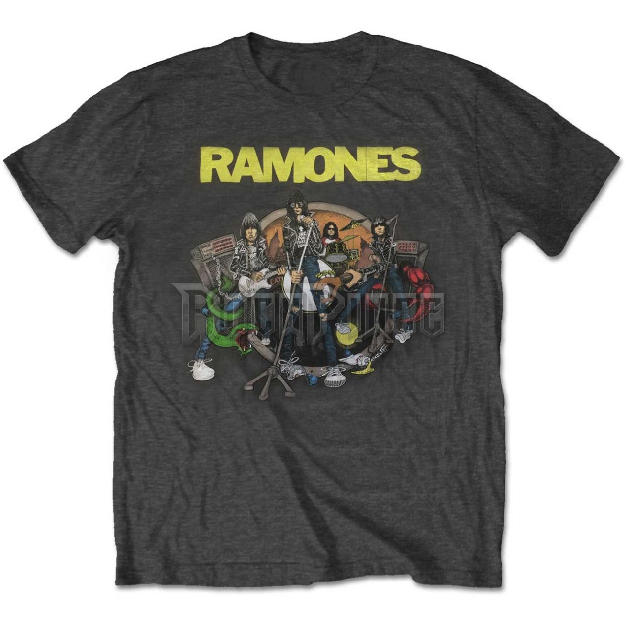 Ramones - Road to Ruin - unisex póló - RATS43MB