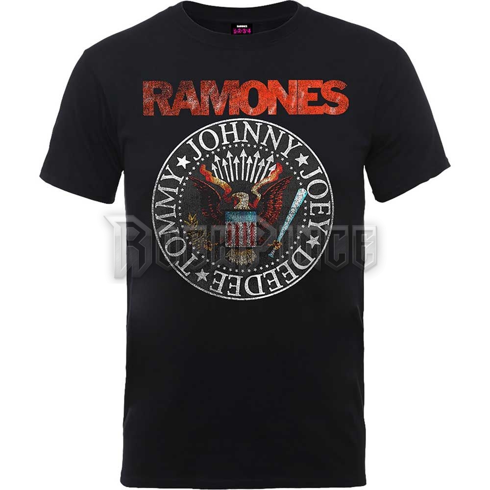 Ramones - Vintage Eagle Seal - unisex póló - RATS42MB