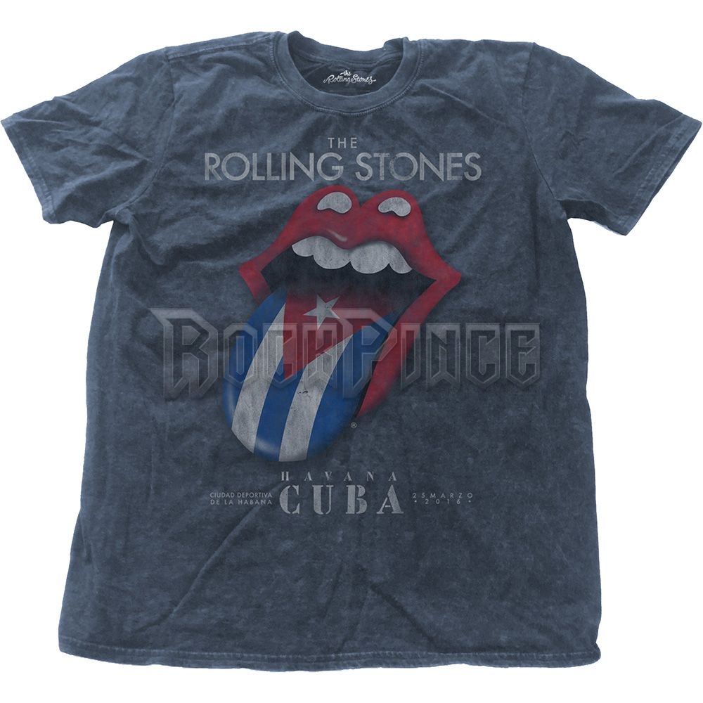 The Rolling Stones - Havana Cuba - unisex póló - RSSWASH01MD
