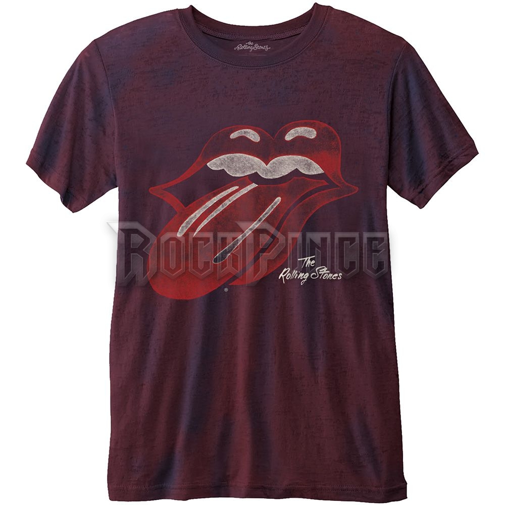 The Rolling Stones - Vintage Tongue Logo - unisex póló - RSTS67BOMNR