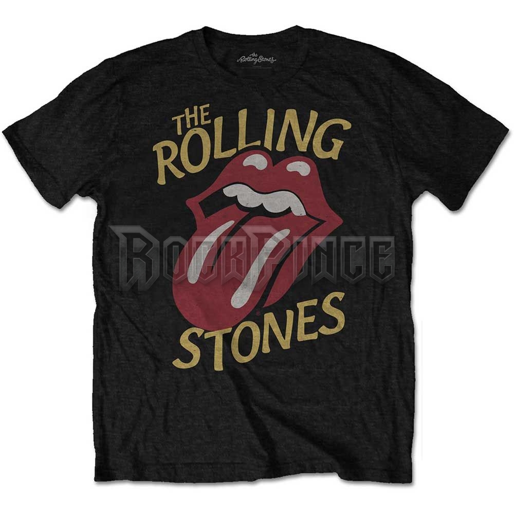 The Rolling Stones - Vintage Typeface - unisex póló - RSTS88MB