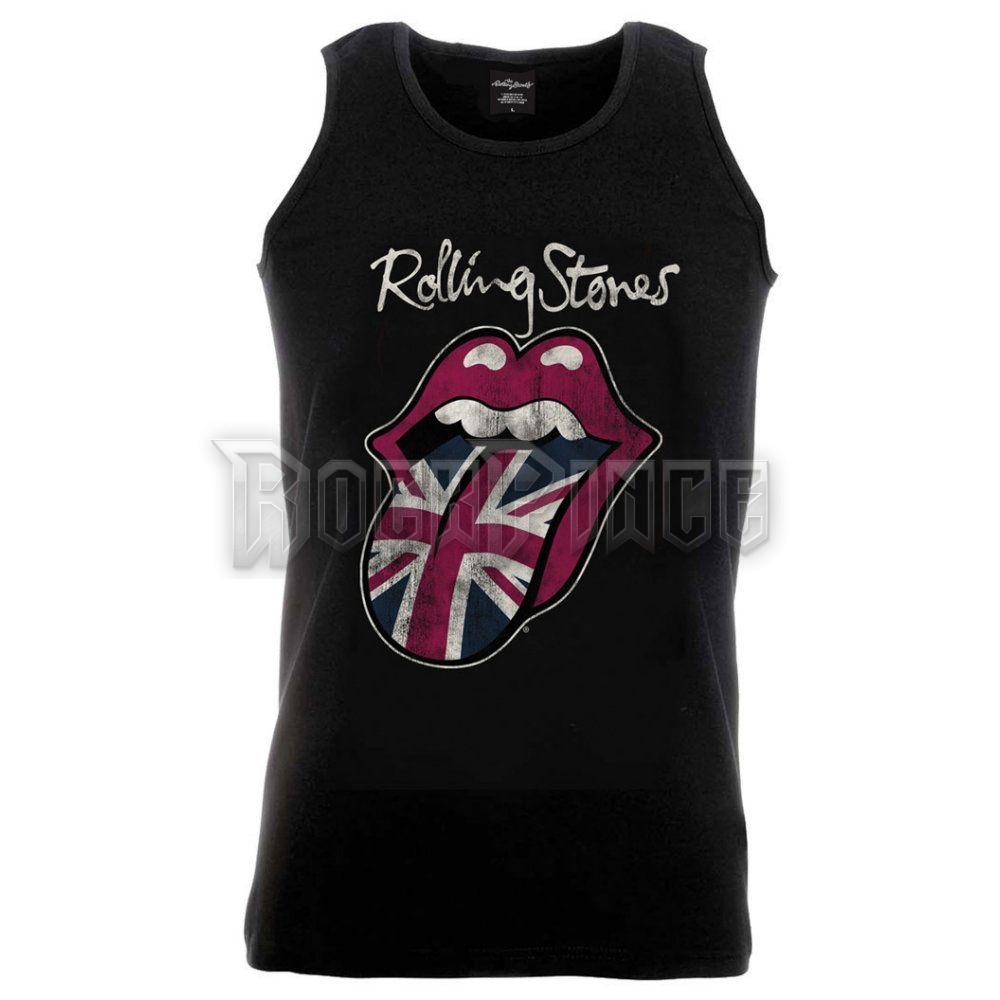 The Rolling Stones - Union Jack Tongue - unisex trikó - RSVT03MB