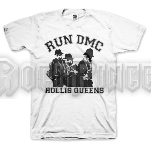 Run DMC - Hollis Queen Pose - unisex póló - RDMCTS02MW