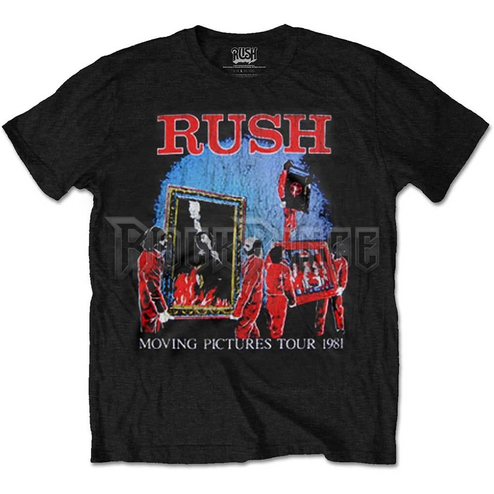Rush - Moving Pictures Tour - unisex póló - RUSHTEE08MB
