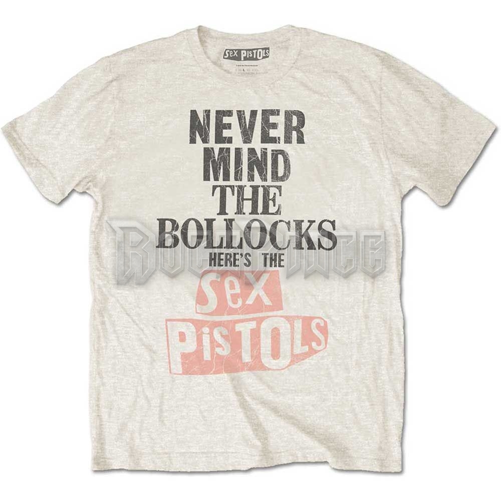 The Sex Pistols - Bollocks Distressed - unisex póló - SPTS04NAT