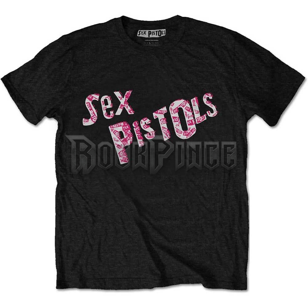 The Sex Pistols - Multi-Logo - unisex póló - SPTS02MB