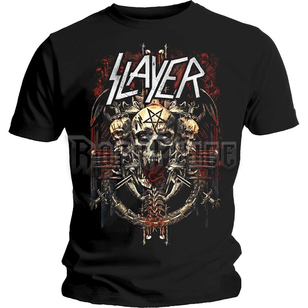 Slayer - Demonic Admat - unisex póló - SLAYTEE48MB