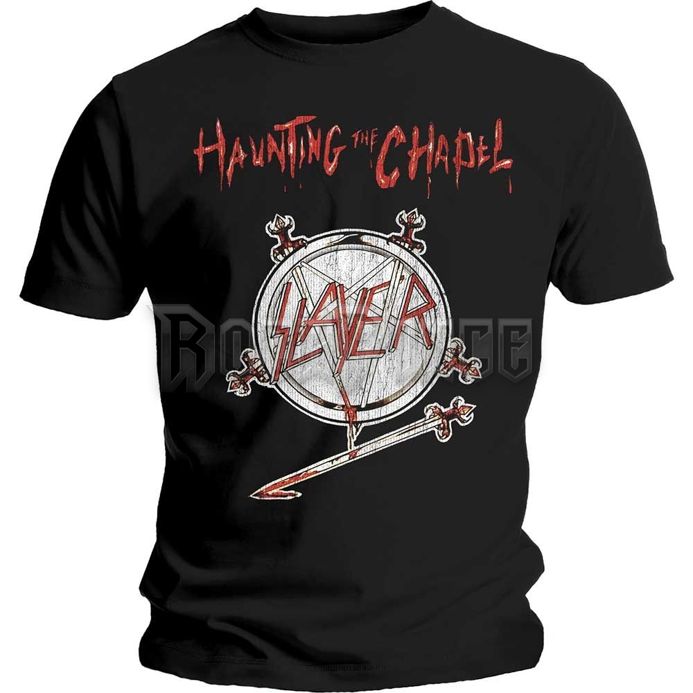 Slayer - Haunting the Chapel - unisex póló - SLAYTEE49MB