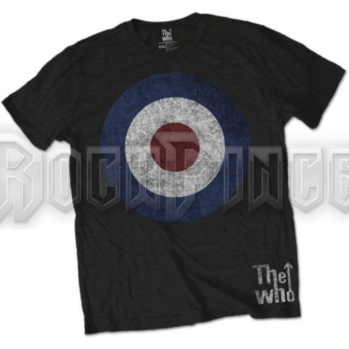 The Who - Target Distressed - unisex póló - WHOTEE02MB