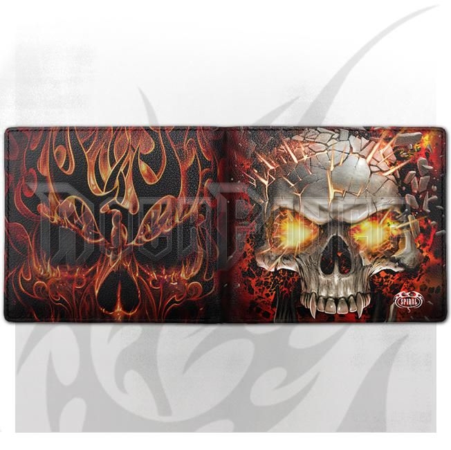 SKULL BLAST - BiFold Wallet with RFID Blocking and Gift Box - T152A309