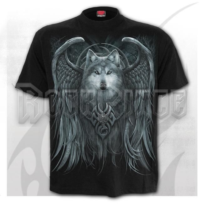 WOLF SPIRIT - T-Shirt Black - T167M101