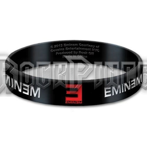 Eminem - Logo - szilikon karkötő - EMGUM01